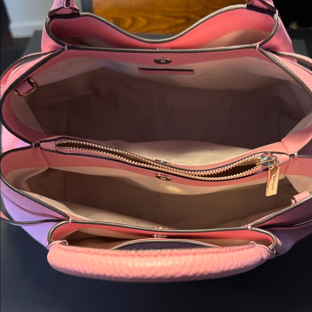 Kate Spade Large Dumpling Pink Leather Tote Bag - Picture 4 of 8